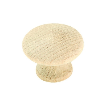 Amerock Amerock Allison Round Cabinet Knob 1-1/4 in. D 15/16 in. Unfinished 2 pk BP811WD